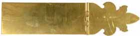Allentown - Bethlehem longrifle Patchbox Kit,
brass, 7" overall length